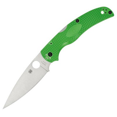 Spyderco Native Chief Lightweight Salt LC200N-Klinge und grünem FRN-Nylongriff
