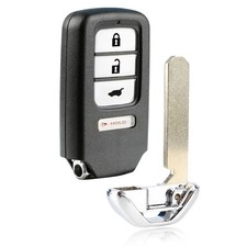 Remote Keyless Entry Fob Uncut Key Blade Replacement For Honda 4b SUV (KR5V2X)
