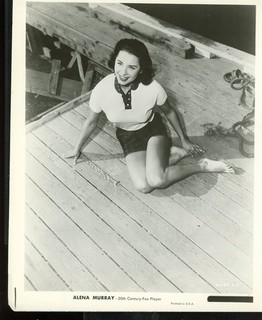 ALENA MURRAY Original 1950s 20th Century Fox 8 x 10 Sexy Leggy Glamour Photo vv