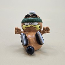 Vintage Garfield Enesco Ceramic Figurine Wint...