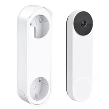 Anti-Theft No Drill Doorbell Mount Compatible with Google Nest Doorbell (Batt...