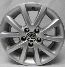 2010-2016 Volkswagen Jetta 16x6-12 Alloy Wheel Rim 10 Spoke Silver Opt C1w Oem