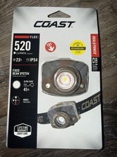 Coast 520 Lumens FL65 Headlamp Flashlight IP54 23-Hour Focusing Beam 4-Modes