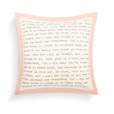 DEMDACO My Dear Pink Trim 18 x 18 All Cotton ...