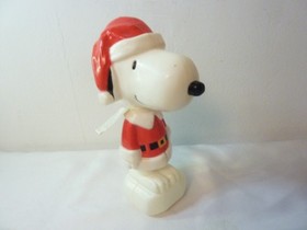Small 8.5" Santa Snoopy- Table Top Blow Mold - Battery Operated NEW