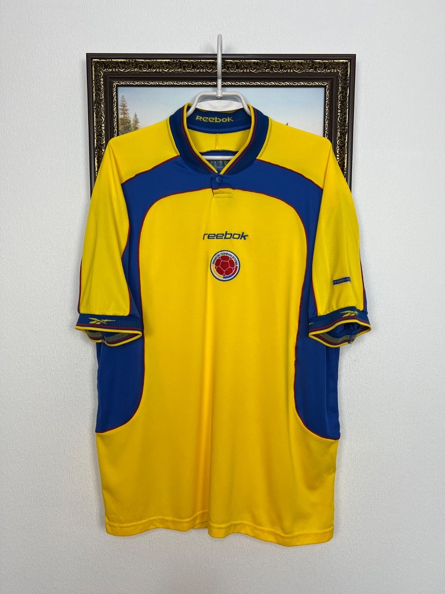 Colombia Home football shirt 2001 Soccer Jersey Reebok Mens Trikot