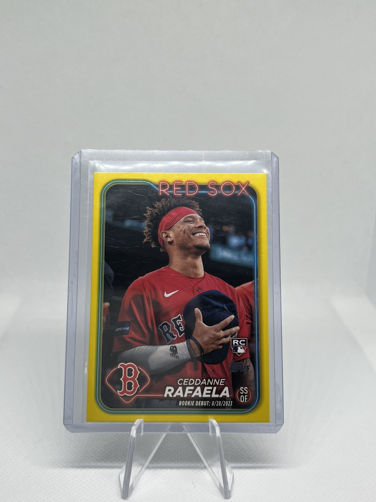 2024 Topps Update #US110 Ceddanne Rafaela Yellow Rookie RC
