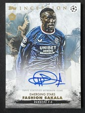 Fashion Sakala 2022-23 Topps Inception UCL Emerging Stars Auto RC -A1