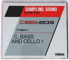 Buy used Yamaha TX16W Sampling Sound Data Bank Series DBS-203 Strings 4 Floppy Disk