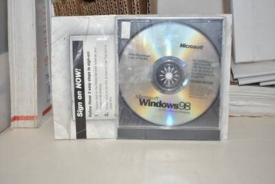 MICROSOFT WINDOWS 98 SECOND EDITION FULL OPERATING SYSTEM , NEW W/ Product Key