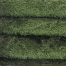 1/4 yd 300S/C Forest Green INTERCAL 1/2" Ultra-Sparse Curly S-Finish Mohair Fur