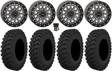 System 3 SB-6 Bdlk 15" Wheels Gm (5+2) 30" Crawler AT Tires Renegade Outlander