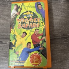 The Wiggles - Wiggly Safari (VHS, 2002) Steve Irwin The Crocodile Hunter 