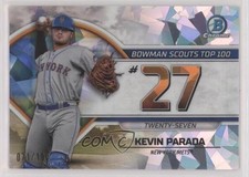 2023 Bowman Scouts Top 100 Atomic Refractor 71/150 Kevin Parada #BTP-27 ut4