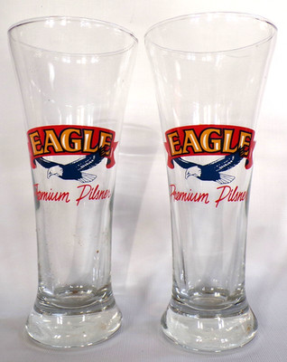 Eagle Premium Pilsner, Stevens Point Brewery, Stevens Point, WI  Set of 2