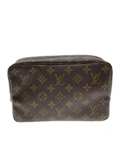 LOUIS VUITTON POUCH TRUE TOILETTE 28_MONOGRAM CANVAS PVC Brown Used