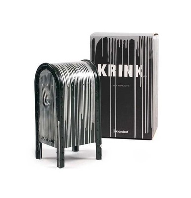 Kidrobot x Krink NYC Mailbox Mini Vinyl Figure with Box Limited Edition #139/500