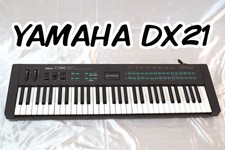 Yamaha DX-21 FM Digital Keyboard Synthesizer 61Key Black working