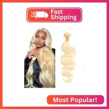  613 Blonde Bundles Human Hair Body Wave Bundles Human Hair 34 Inch FuivJuix Bra