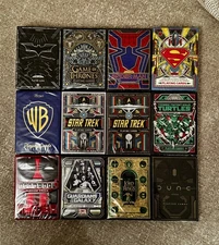 Theory 11 Playing Cards. 12 Deck Collection. DC / Marvel / GoT / Dune / etc!