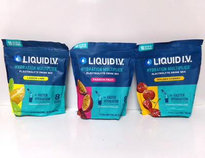 (1) Liquid I.V. Hydration Multiplier Electrolyte 16 count Drink Stick Packets