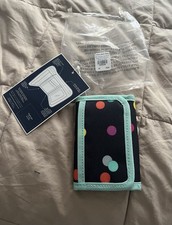 NEW Pottery Barn Teen Gear Up Tri-fold Wallet - Polka Dots