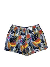 SAXX Men's Oh Buoy 2N1 Palm Jungle Printed Volley 5" Swim Shorts Multi 2XL