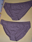 2 New Brown Just My size Bikini Panties Size 13 5xHips 59"-61" Lot — photo 4
