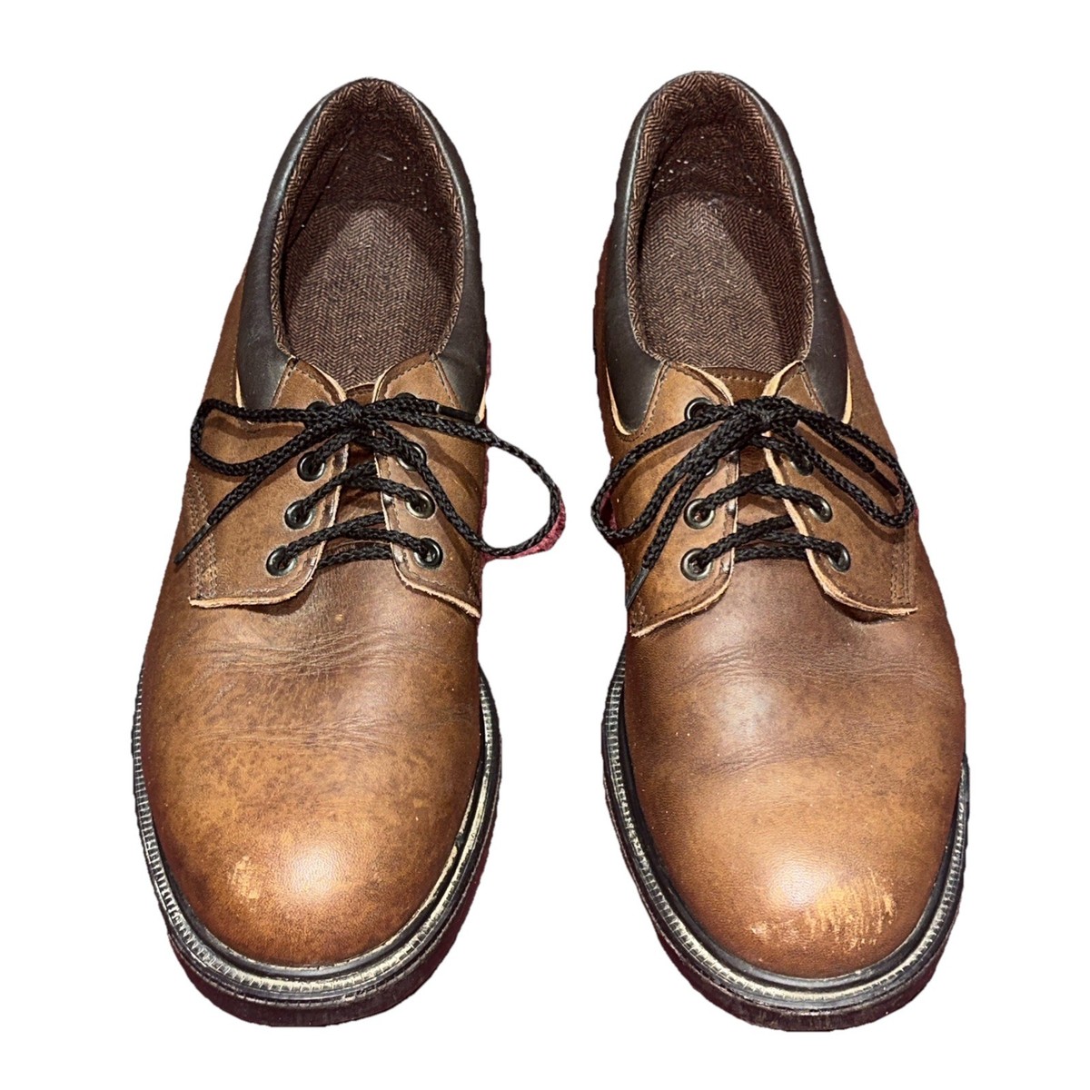 Red Wing Shoes Mens Size 11.5 Brown Leather Oxford Work  display picture 3