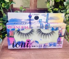 IONI SHANGHAI 3D FAUX MINK WISPY DOLL LONG LASHES REUSABLE FALSE EYELASHES NEW