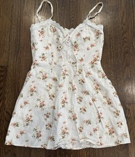 Reformation Ava Floral Linen Dress Size 0