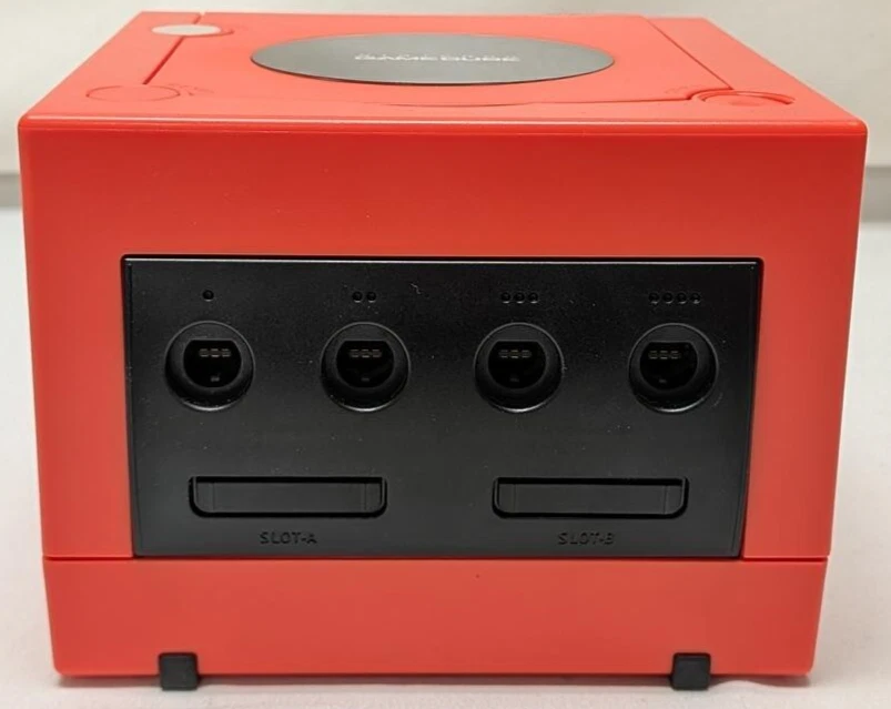 Nintendo GameCube RED-ORANGE Housing Gaming Console DOL-001 System Bundle NGC - Image 4 of 4