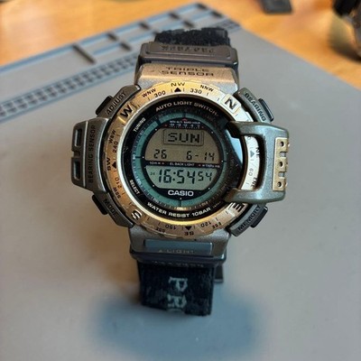 CASIO PRO TREK PRT-40 Gold Uhr aus Japan