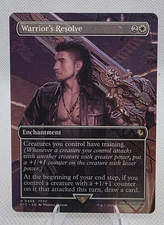 Warrior's Resolve (Borderless) Commander: Final Fantasy Regular