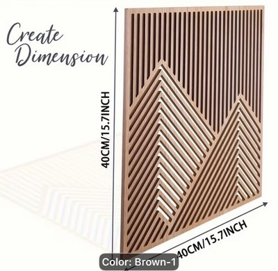 Wooden Duo 15 X 15 Wall Decoration NEW Shipping Included
