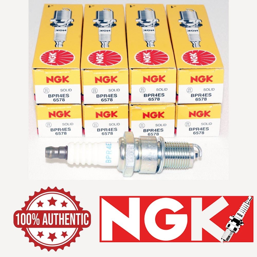 NGK Set Of 8 Spark Plugs BPR4ES Solid for Dodge Chrysler Chevrolet GMC Plymouth