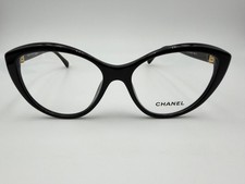 Chanel Eyeglasses 3464 A 622 Black Gold Heart...