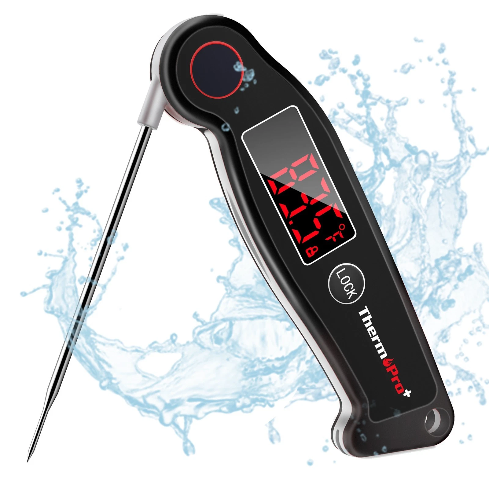 ThermoPro TP19W Instant Read Digital Meat Thermometer Waterproof BBQ Grill Cook
Opens in a new windo