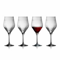 Lyngby Glas Rotweinglas Ane 4Er Set, WeingläSer, Transparent, 650 Ml, 37048