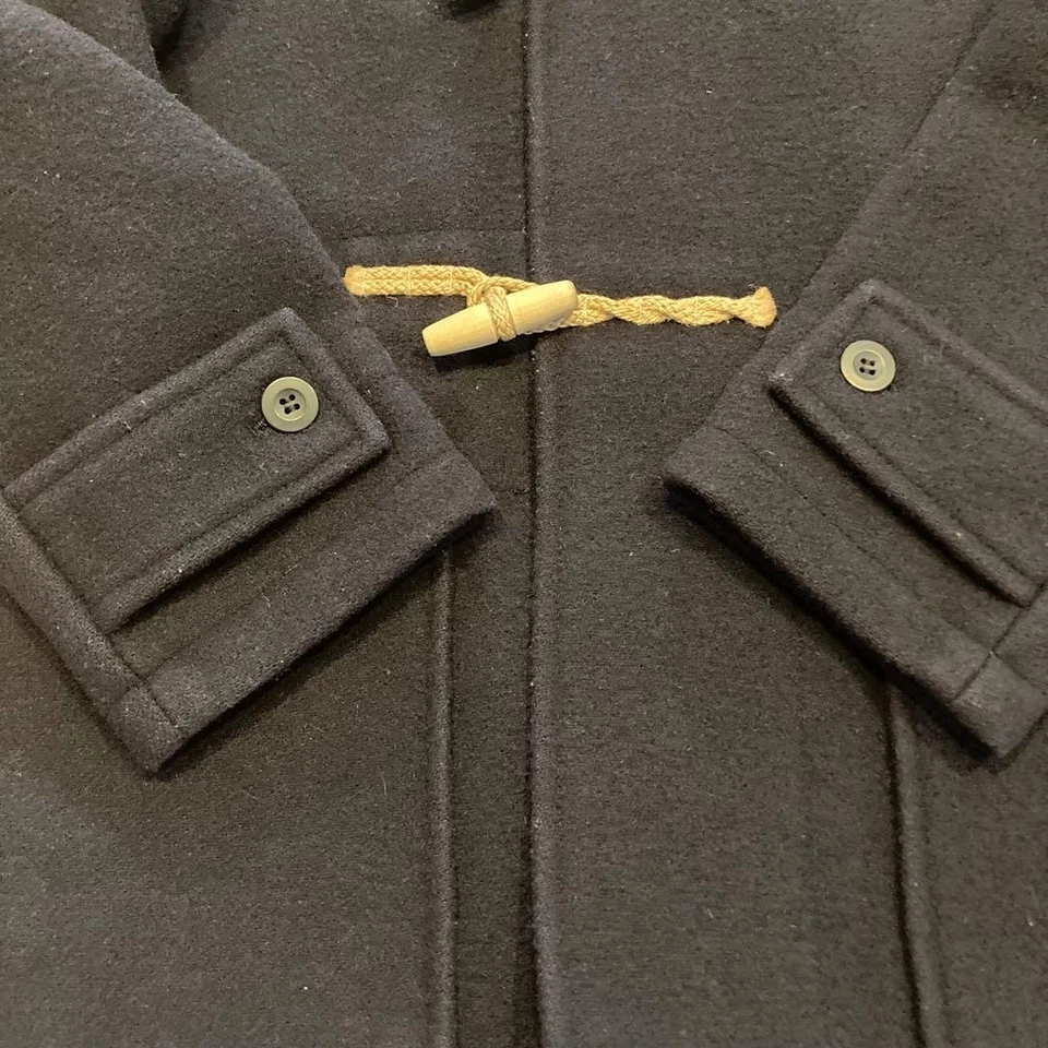 Gloverall Monty Abrigo de Lona Azul Marino Abrigo Largo Hecho en Inglaterra Talla 91cm Foto 4 de 4