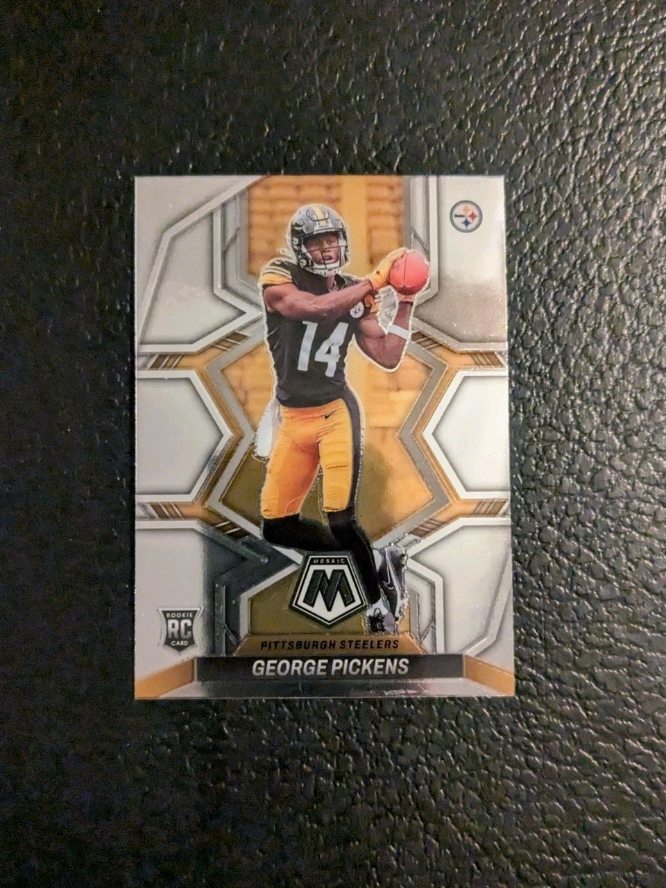 George Pickens 2022 Panini Mosaic Rookie Card #318 Cowboys RC