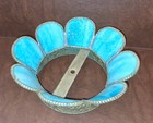 Vintage Slag Glass Shade Crown  Ring # 1 — photo 4