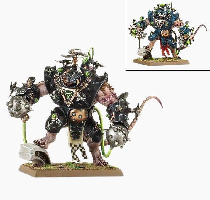 Warhammer Skaven - -- STORMFIEND with DOOM FLAYERS / SHOCK GAUNTLETS -- - Chaos