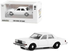 1980–89 Dodge Diplomat Police White Hot Pursuit Hobby Excl GL 1/64 Diecast