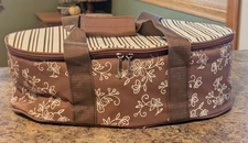 Temptations Insulated Carrying Case & Serving Rack for 3 qt Oval {Never Used}