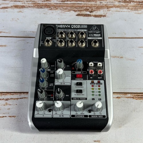 🎛️ Behringer Xenyx Q502USB Mixer | Studio Sound in a Compact Frame
