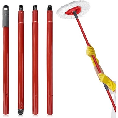 4-Teiliges Vileda Spin Mop Set mit Teleskopstiel und Ersatzstiel