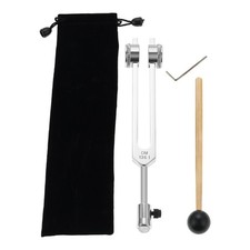 OM 136.1 HZ Tuning Fork  Crystal Feet Aluminum Alloy For Meditation Relaxation