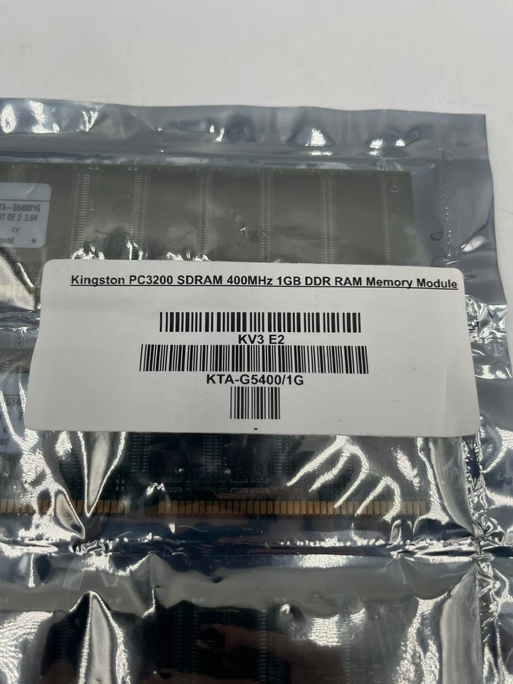 Kingston PC3200 SDRAM 400 MHz 1 GB modulo di memoria RAM DDR - Immagine 3 di 4