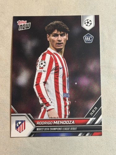 Rodrigo Mendoza - 2025-26 UCL Topps NOW® - Card 95 - PR: 280